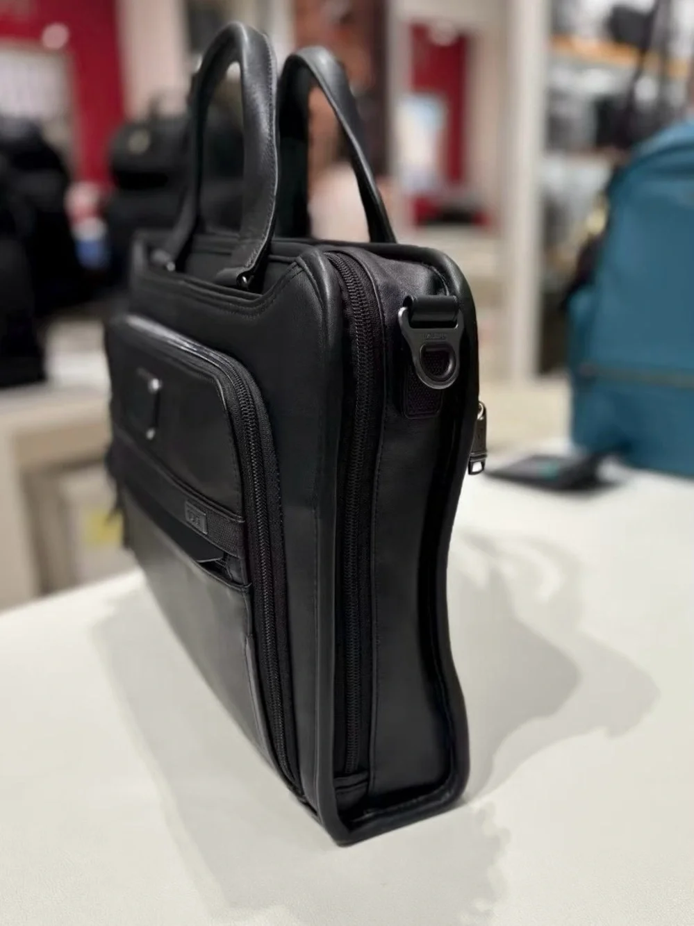 TUMI 96110D2 Alpha 2 Slim Deluxe Leather Portfolio